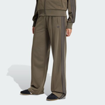 ADIDAS ORIGINALS Wide Leg Hose 'Firebird' in Braun: Vorderseite