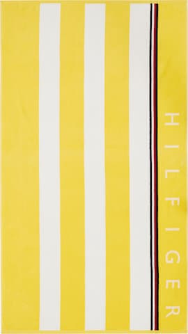 Serviette de plage 'ZOOM' TOMMY HILFIGER en jaune : devant