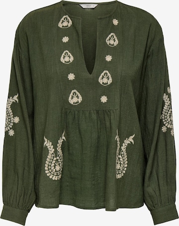 ONLY - Blusa 'ONLMoon' en verde: frente