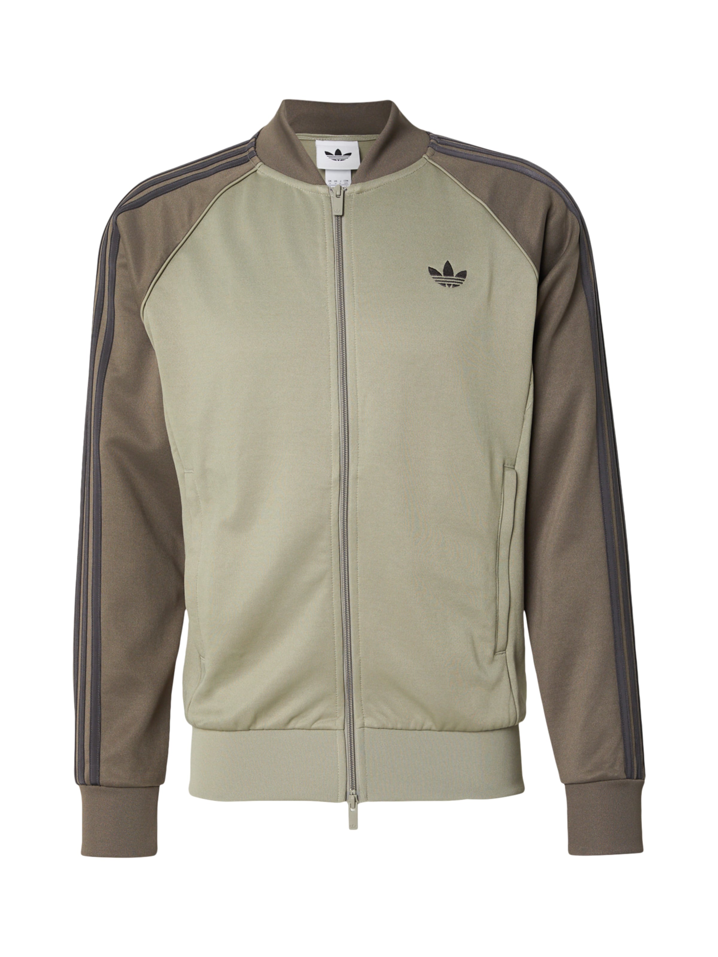 ADIDAS ORIGINALS Jopa na zadrgo 'SST' | zelena barva: sprednja stran