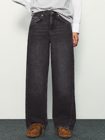 Baggy Jean Pull&Bear en gris : devant