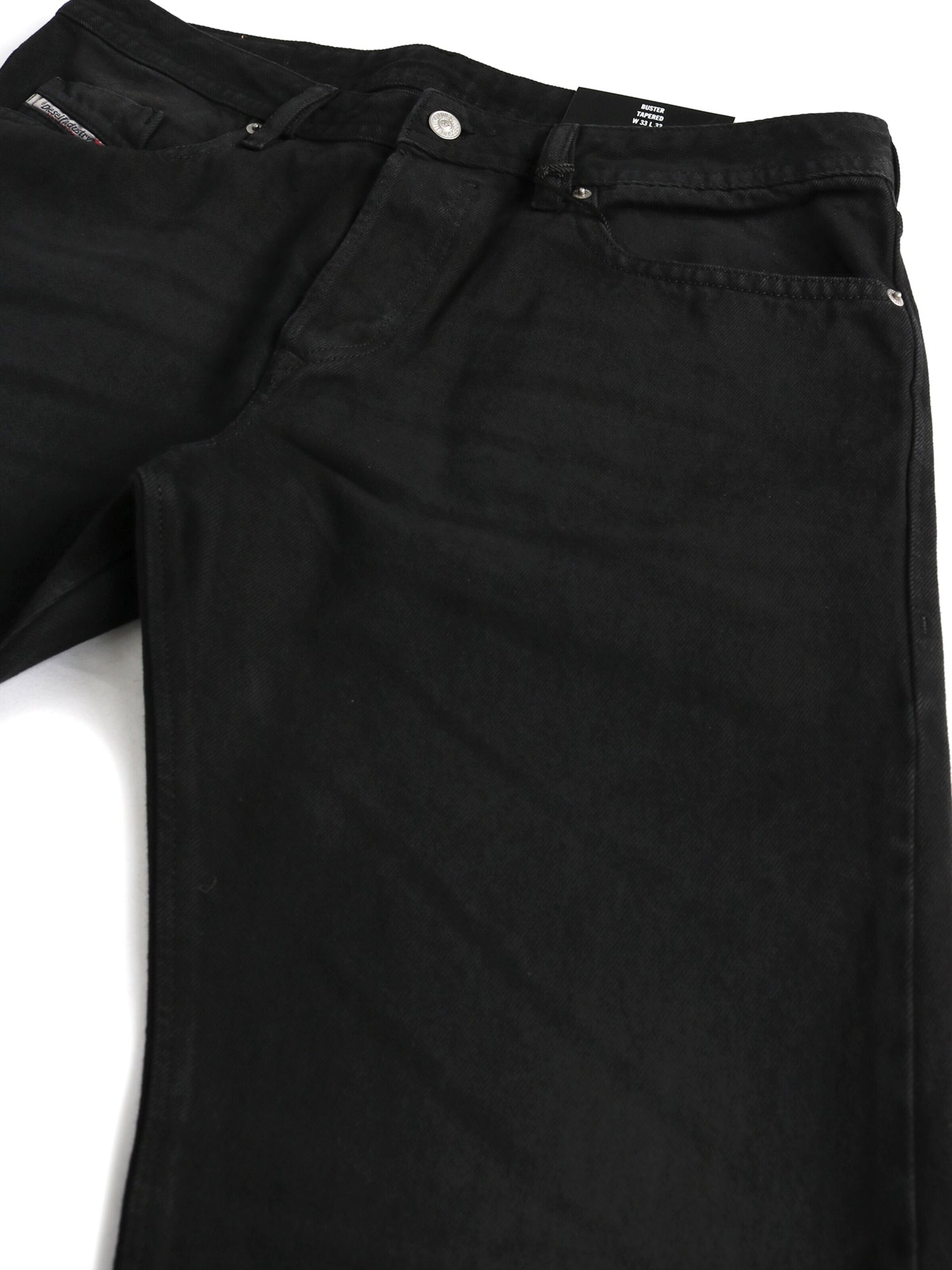 DIESEL - Tapered Vaquero 'BUSTER-X' en negro