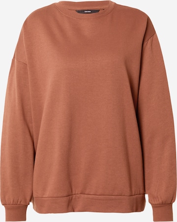 VERO MODA Sweatshirt 'Octavia' in Braun: predná strana