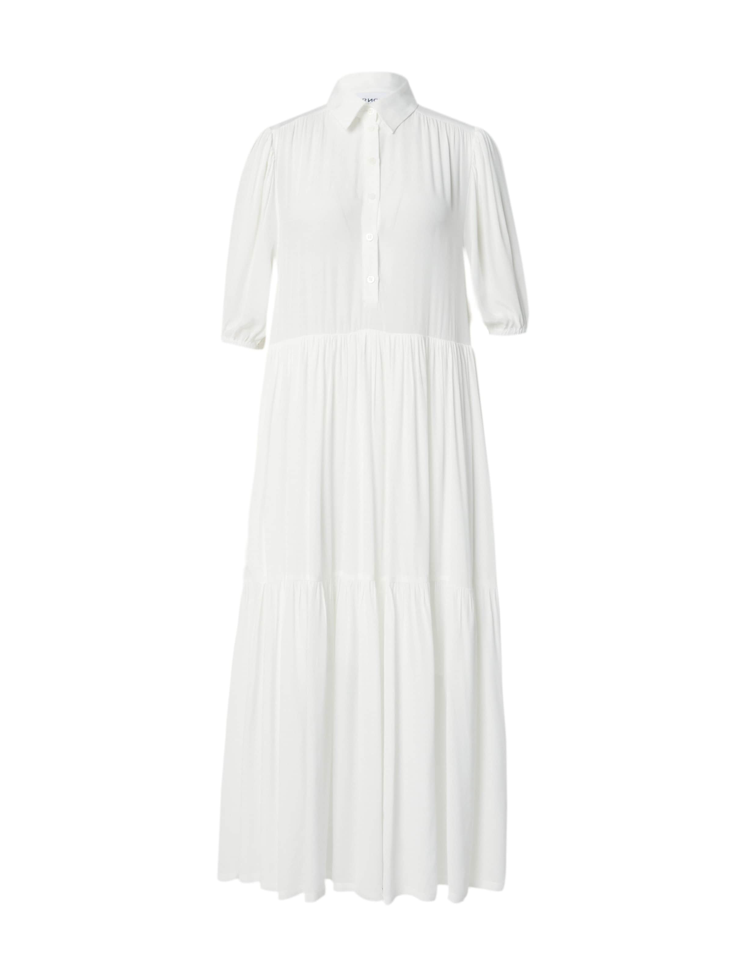 FRNCH PARIS Blusekjole 'ELIF' i hvid: forside