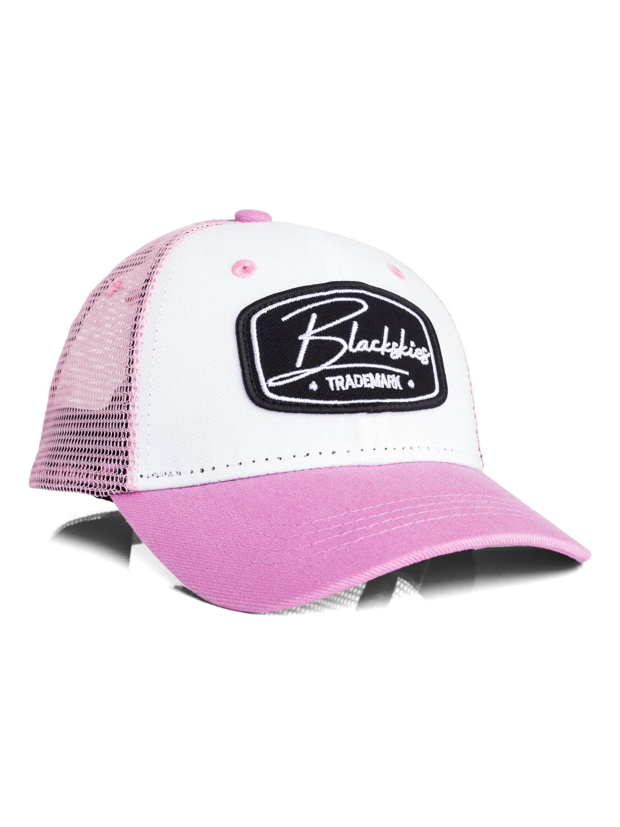 Blackskies Cap 'Race Baseball Cap Kids White-Pink' in Pink