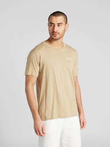 Champion Authentic Athletic Apparel Shirt in Yellow: front