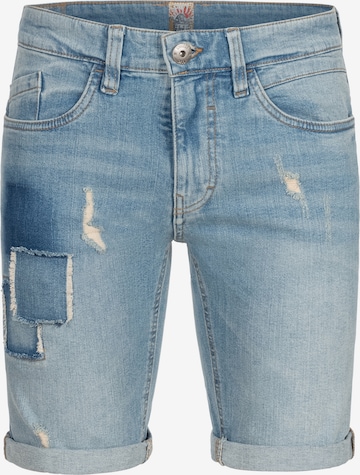 INDICODE JEANS Regular Jeans 'Roberts' in Blauw: voorkant