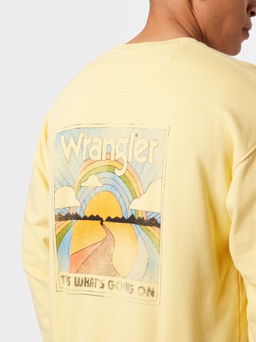 WRANGLER Sweatshirt in Geel