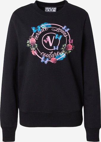 juoda Versace Jeans Couture Megztinis be užsegimo: priekis