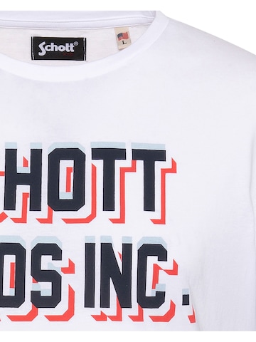 Schott NYC Shirt in White