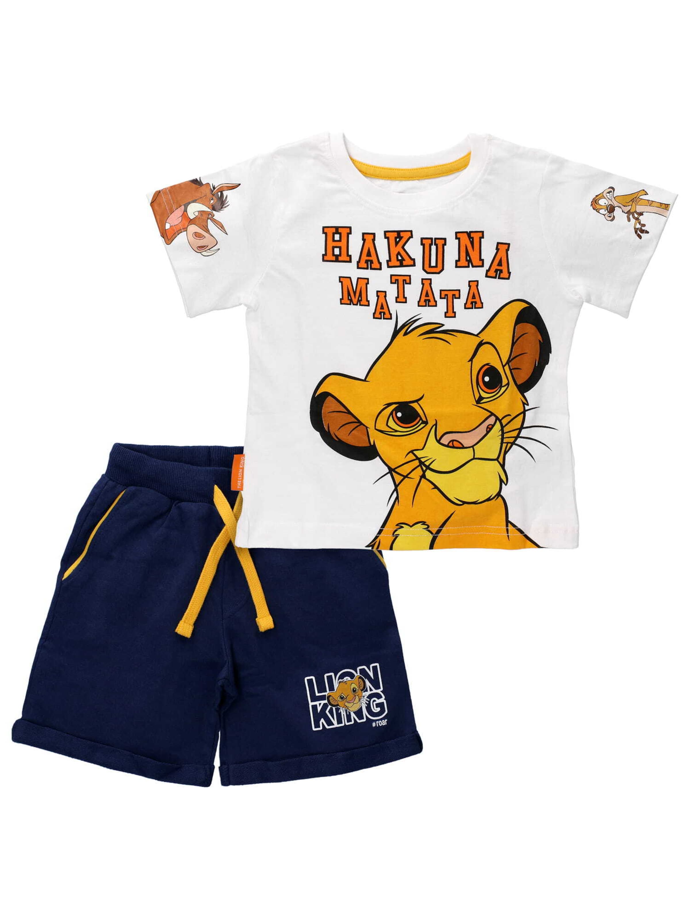 DISNEY Set 'König Der Löwen' in Blauw: voorkant