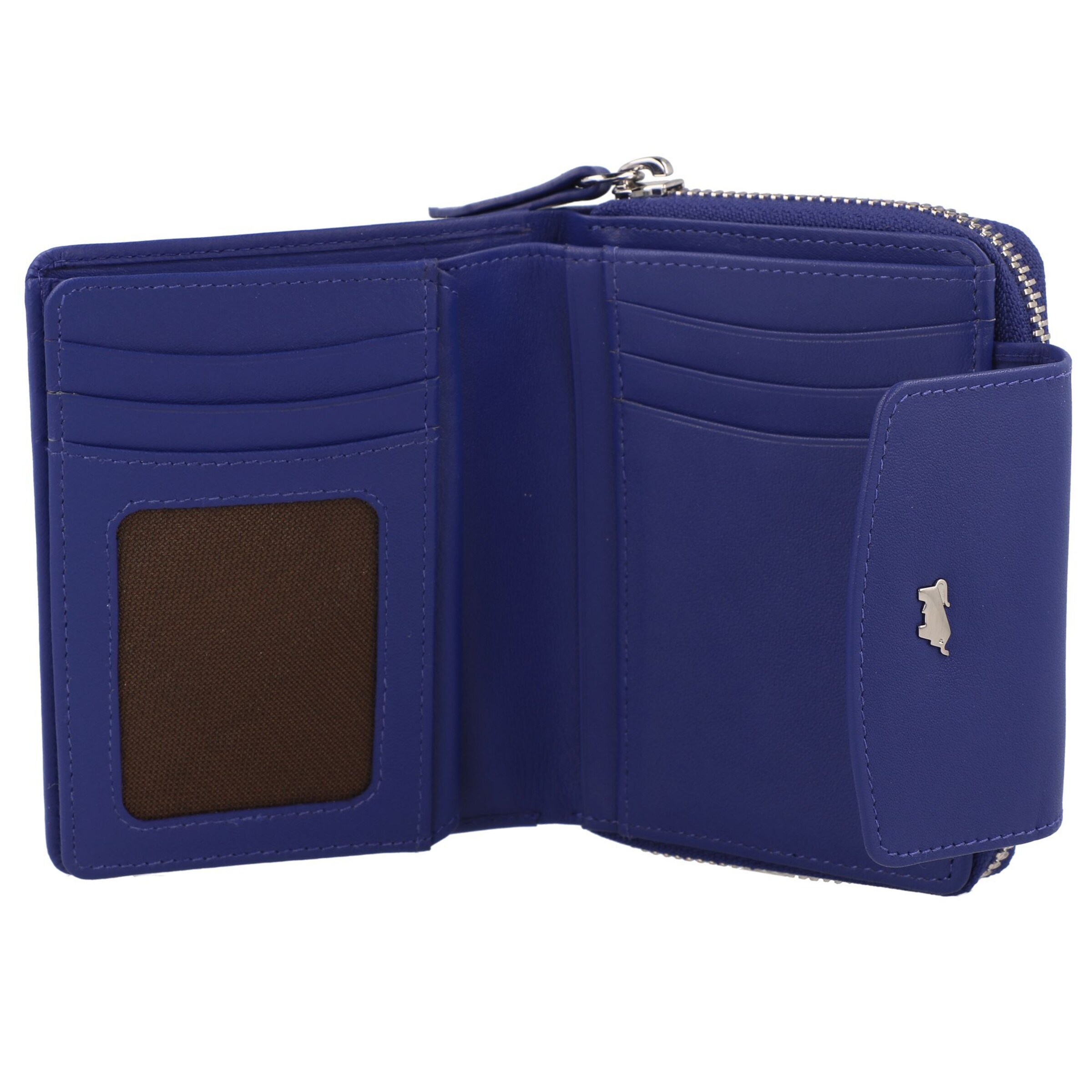 Braun Büffel Wallet 'Joy' in Blue