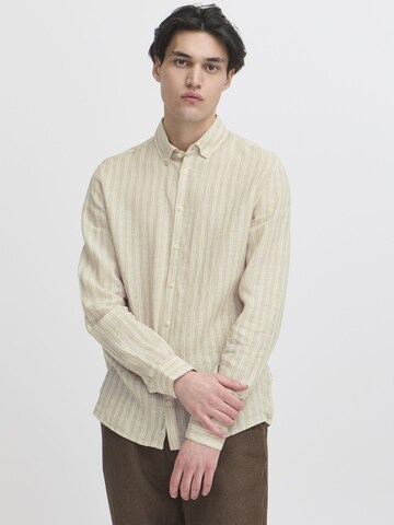 Casual Friday Regular fit Overhemd ' CFDALLAS striped ' in Beige