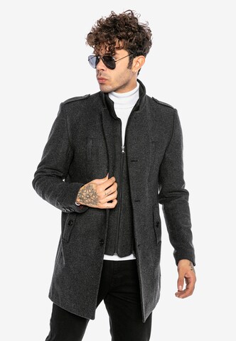 Redbridge Between-Seasons Coat 'Newport' in Grey: front