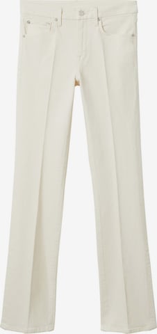 MANGO Bootcut Jeans 'PHILIPA' i beige: framsida