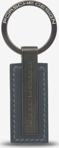 Porsche Design Schlüsselanhänger 'Keyring' in Grau: Vorderseite