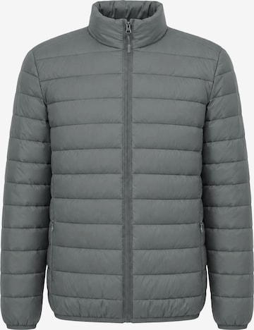 ALLTHEMEN Winter Jacket 'Stichwerk' in Grey: front