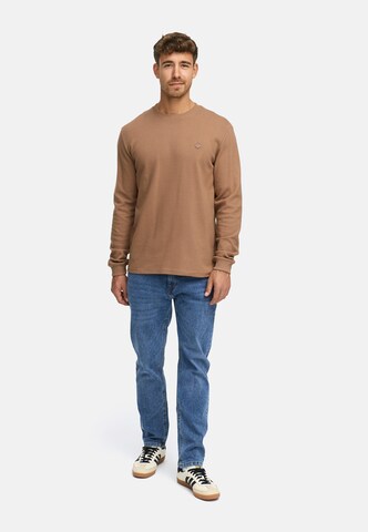 INDICODE JEANS Sweatshirt in Brown