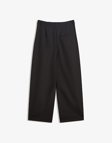 Bershka Wide leg Trousers in Black