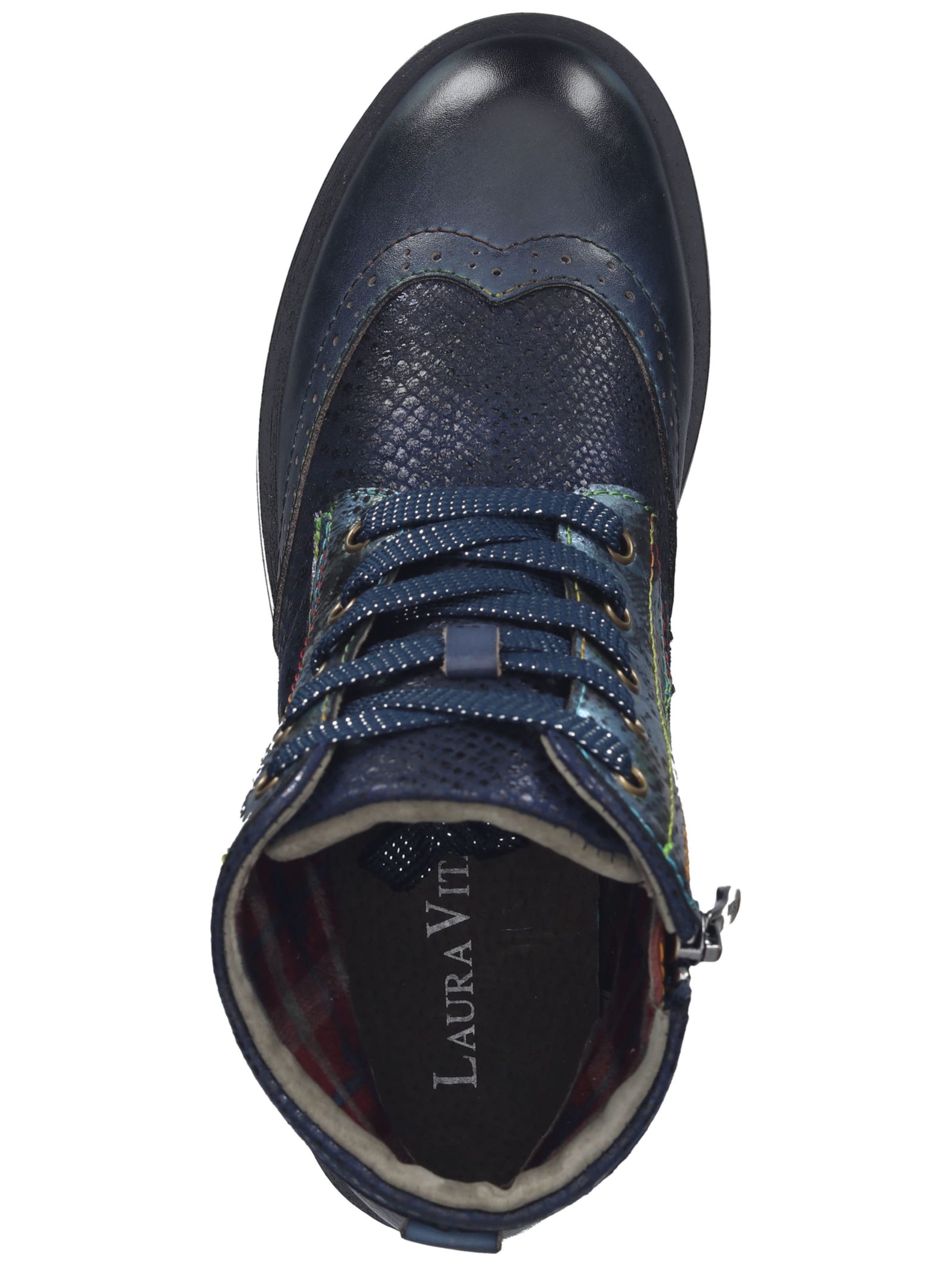Bottines à lacets Laura Vita en bleu
