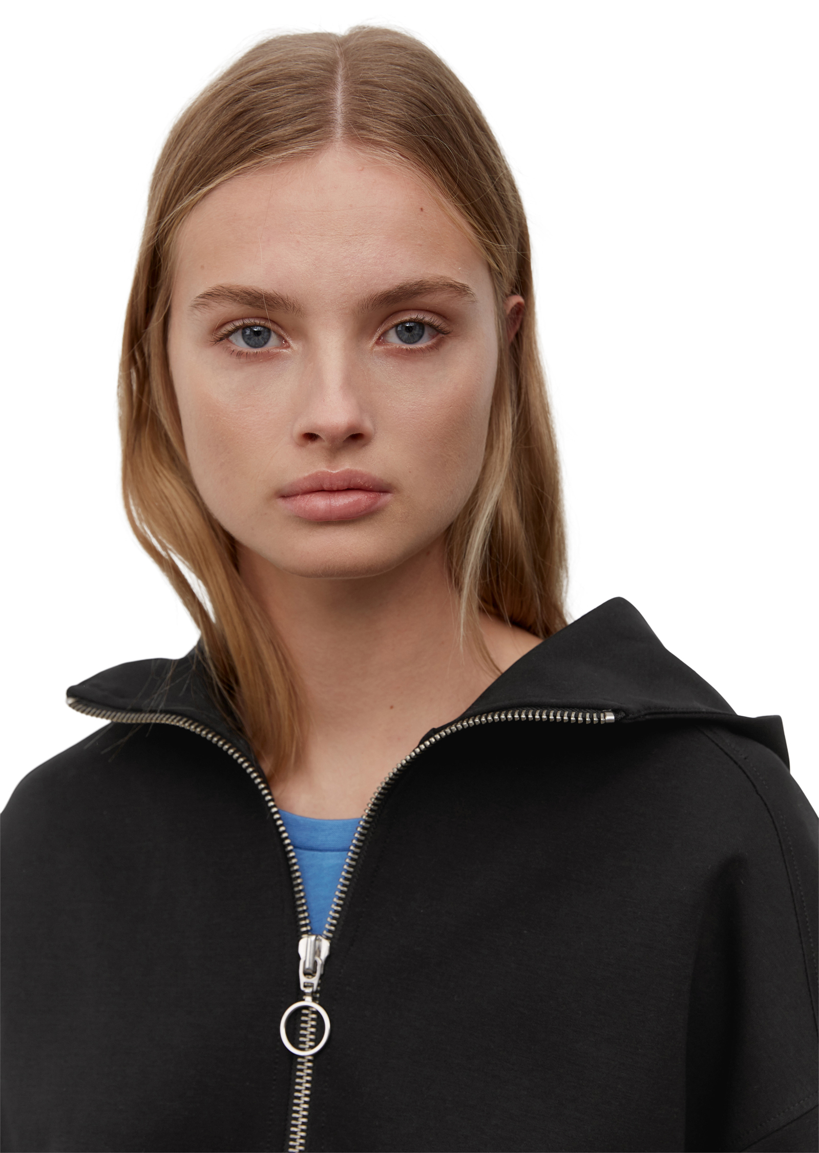 Marc OPolo DENIM Sweatjacke in Schwarz Marc OPolo DENIM Sweatjacke in Schwarz