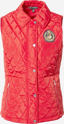 Lauren Ralph Lauren Vest in Red: front