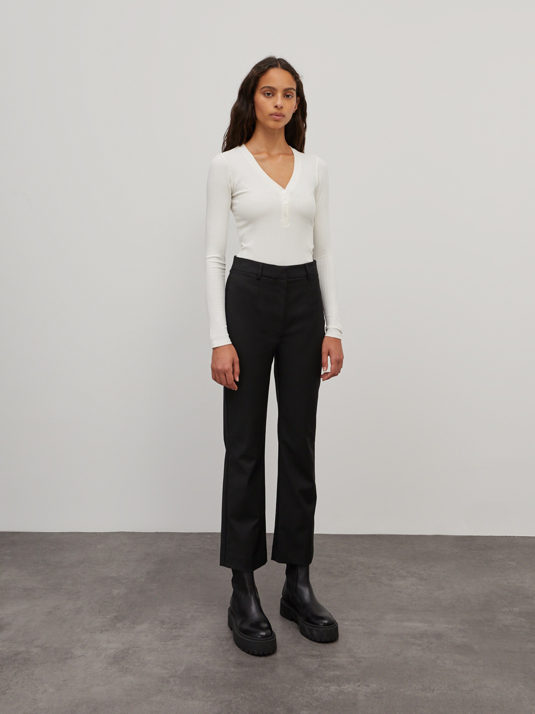 EDITED Producten Shirt body 'Eleonora' Wit