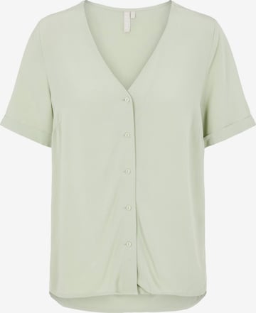 PIECES - Blusa 'Cecilie' en verde: frente