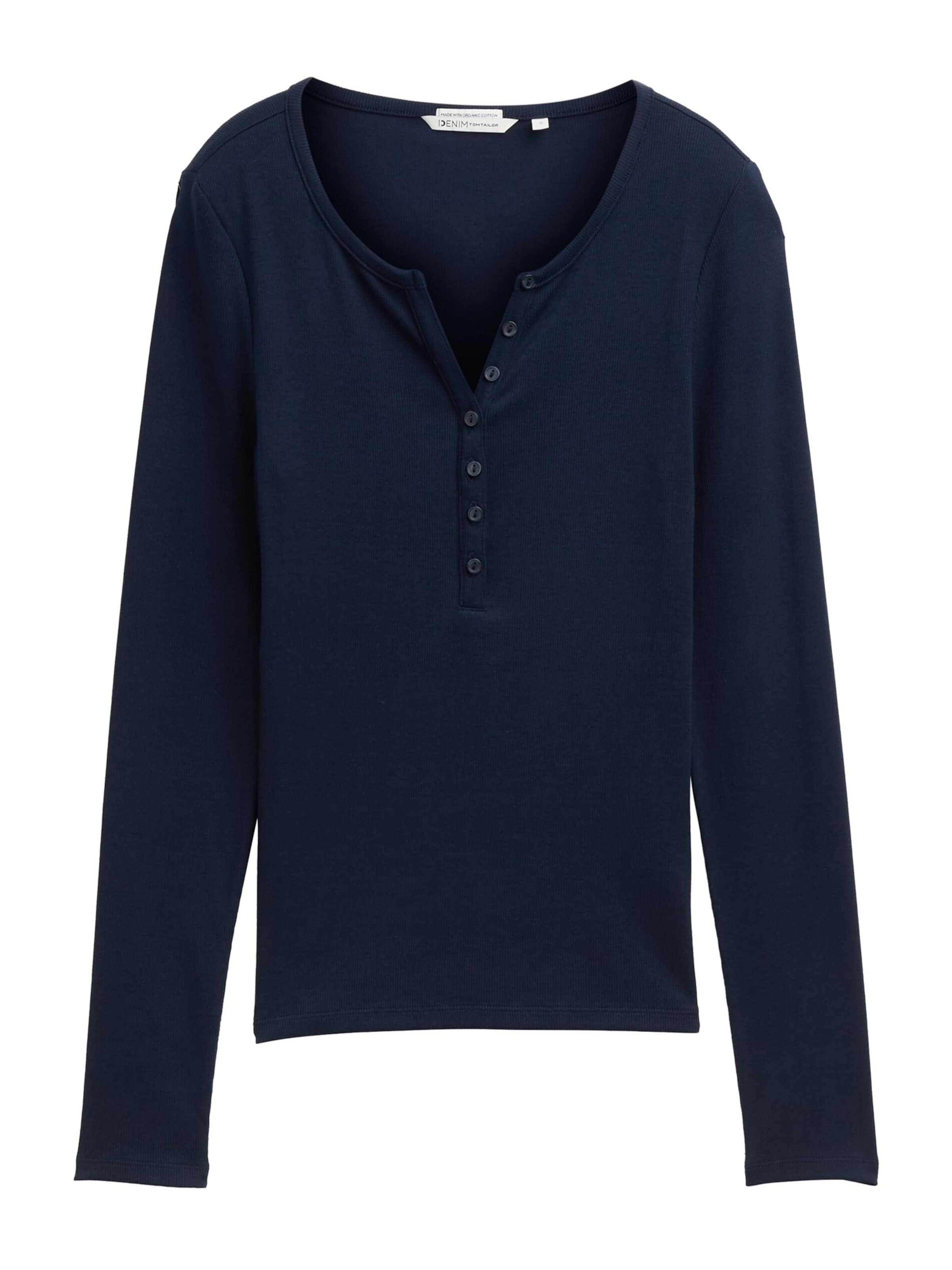 TOM TAILOR DENIM Μπλουζάκι σε μπλε: μπροστά