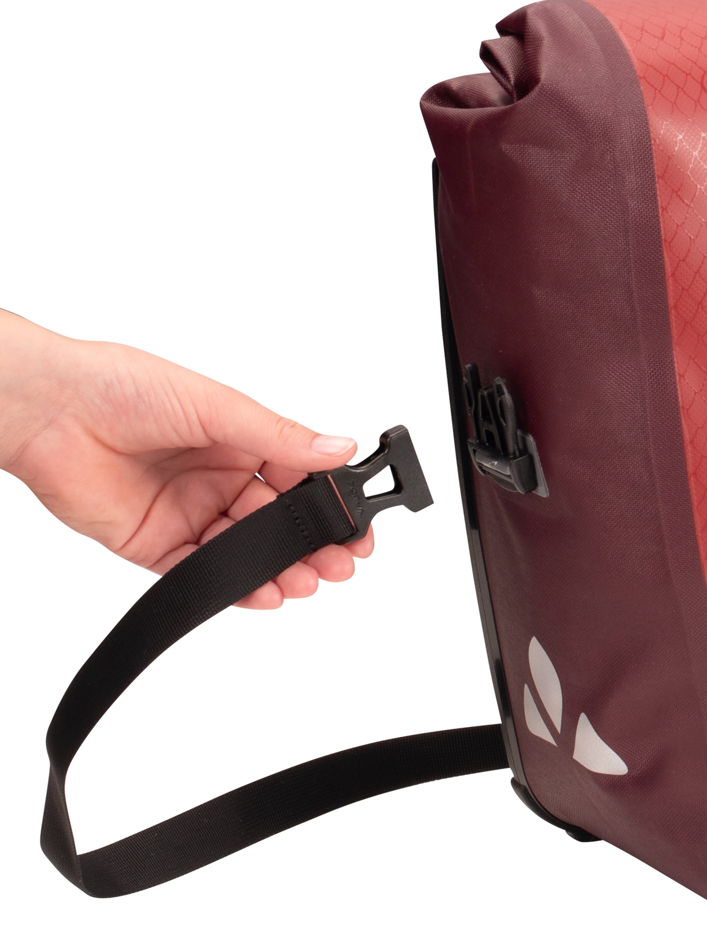 VAUDE Vorderradtaschen 'Aqua Front' in Rot