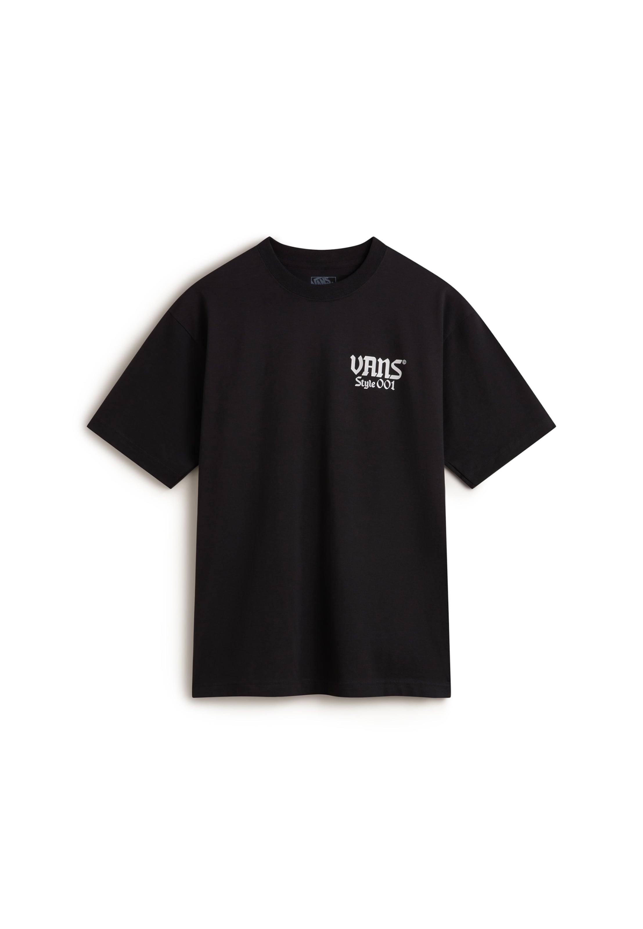 VANS T-Shirt 'Style 001' in schwarz / offwhite, Produktansicht