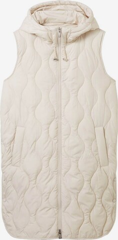 TOM TAILOR Vest in Beige: front