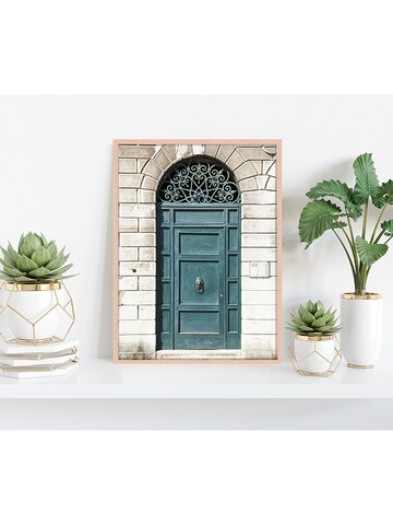 Liv Corday Bild 'Vintage Green Door' in Mischfarben