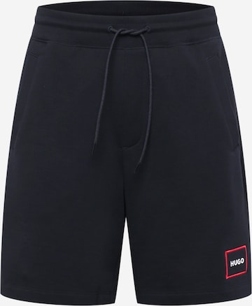 HUGO Red Regular Trousers 'Diz' in Black: front