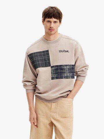 DesigualSweater majica - bež boja: prednji dio