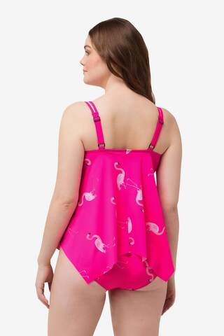 Ulla Popken Badeanzug in Pink
