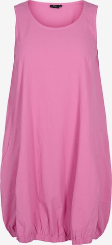 Zizzi Dress 'Jeasy' in Pink: front