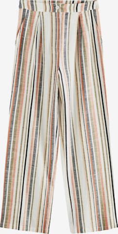 NextLoosefit Hlače s naborima - bijela boja: prednji dio