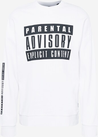 Only & Sons Sweatshirt 'TOBY' in White: front