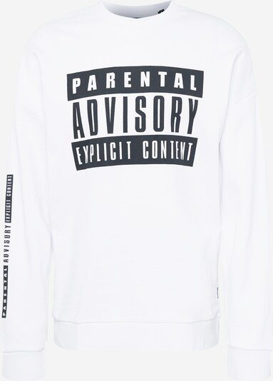 Only & Sons Sweatshirt 'TOBY' in Black / White, Item view