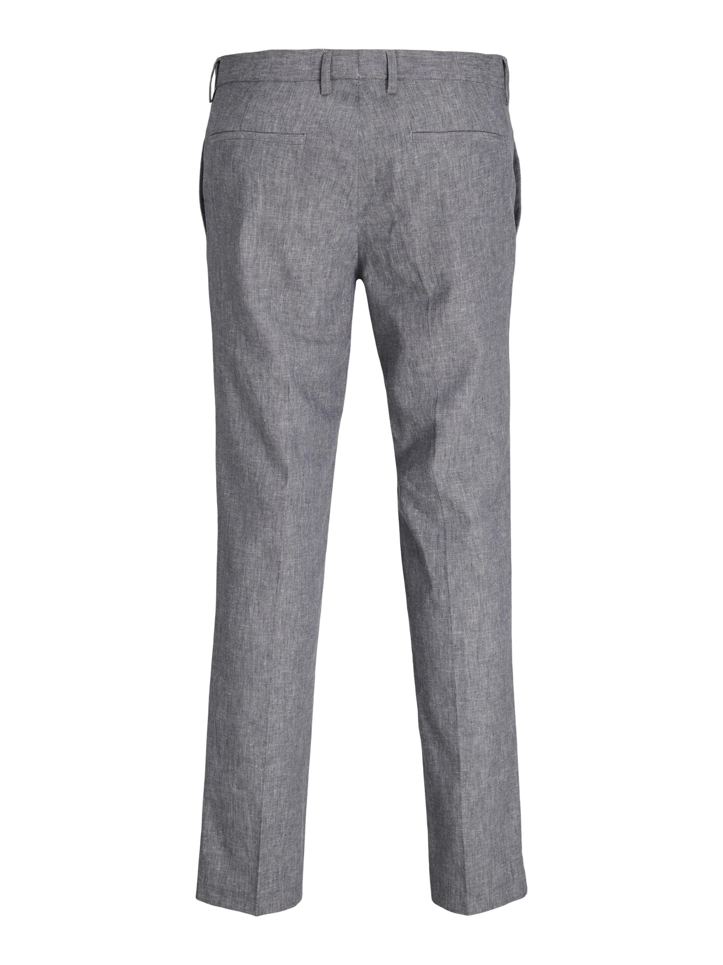 JACK & JONES Слим Плиссированные брюки 'Riviera' в Серый