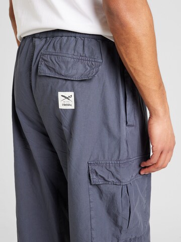 Iriedaily - Tapered Calças cargo em azul