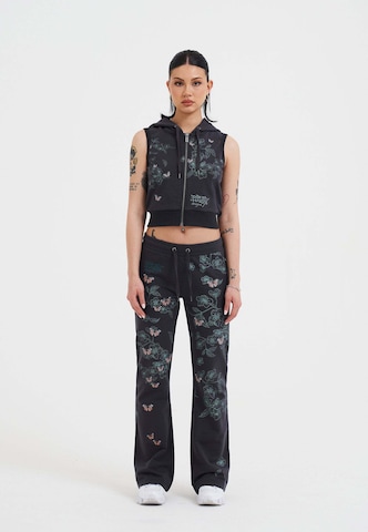 Ed Hardy Кофта на молнии 'True To My Love' в Серый