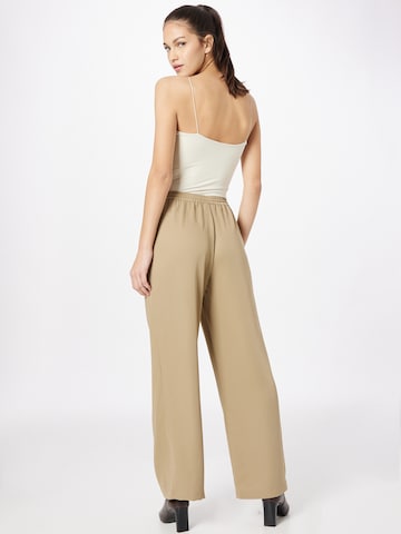 ABOUT YOU Wide leg Pants 'Lynn' in Beige