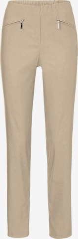 Goldner Trousers ' LOUISA ' in Beige: front