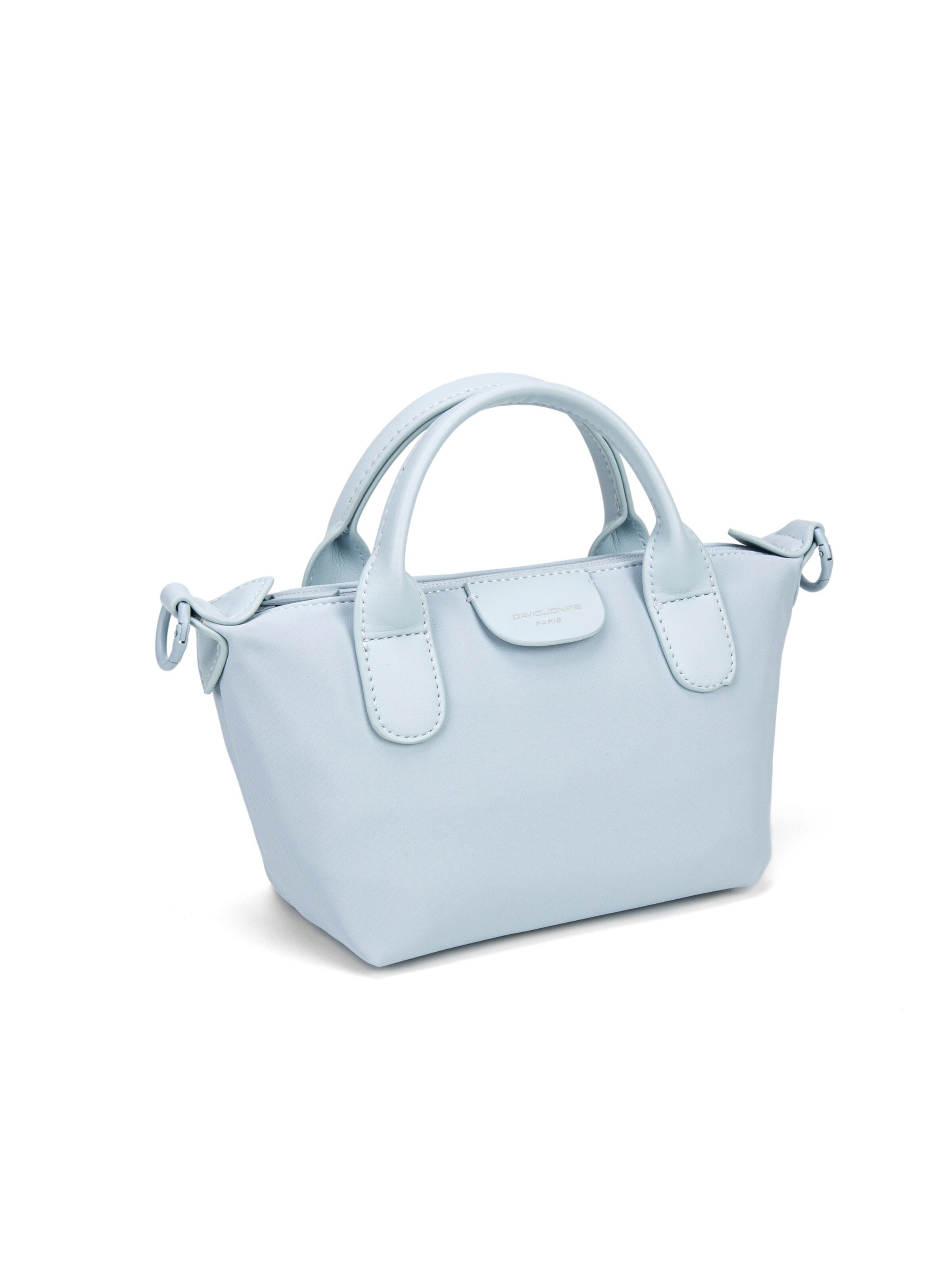 Borsa a mano 'Mini Borsa a Mano David Jones Doppi Manici Zip' di David Jones in blu: frontale