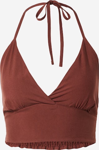 ABOUT YOU Top 'Lissi' in Brown: front