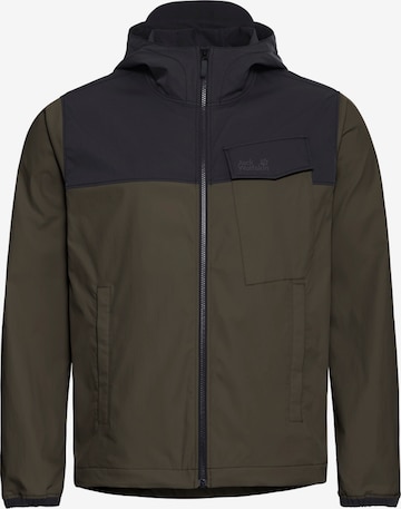 JACK WOLFSKIN Outdoorjacke in Grün: Vorderseite