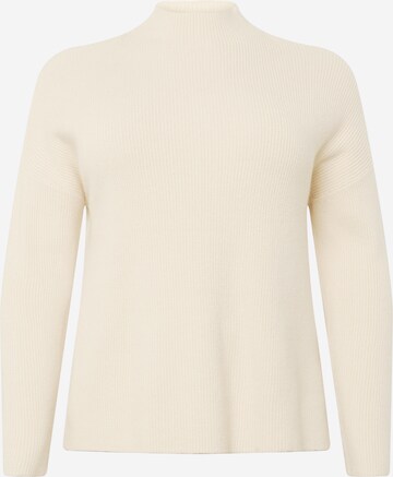 Pull-over 'Blaire' Selected Femme Curve en beige : devant