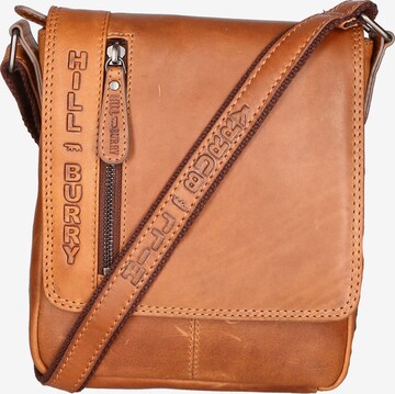 HILL BURRY Crossbody Bag in Brown: front